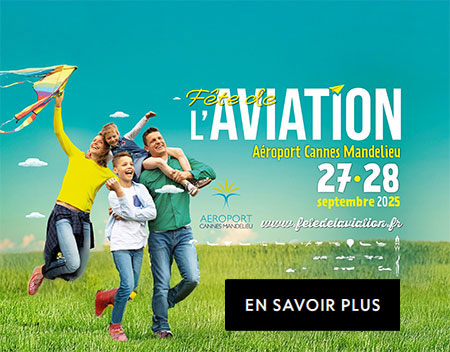 Fête de l'aviation 2025 à l'aéroport Cannes Mandelieu le 27 et 28 septembre 2025
